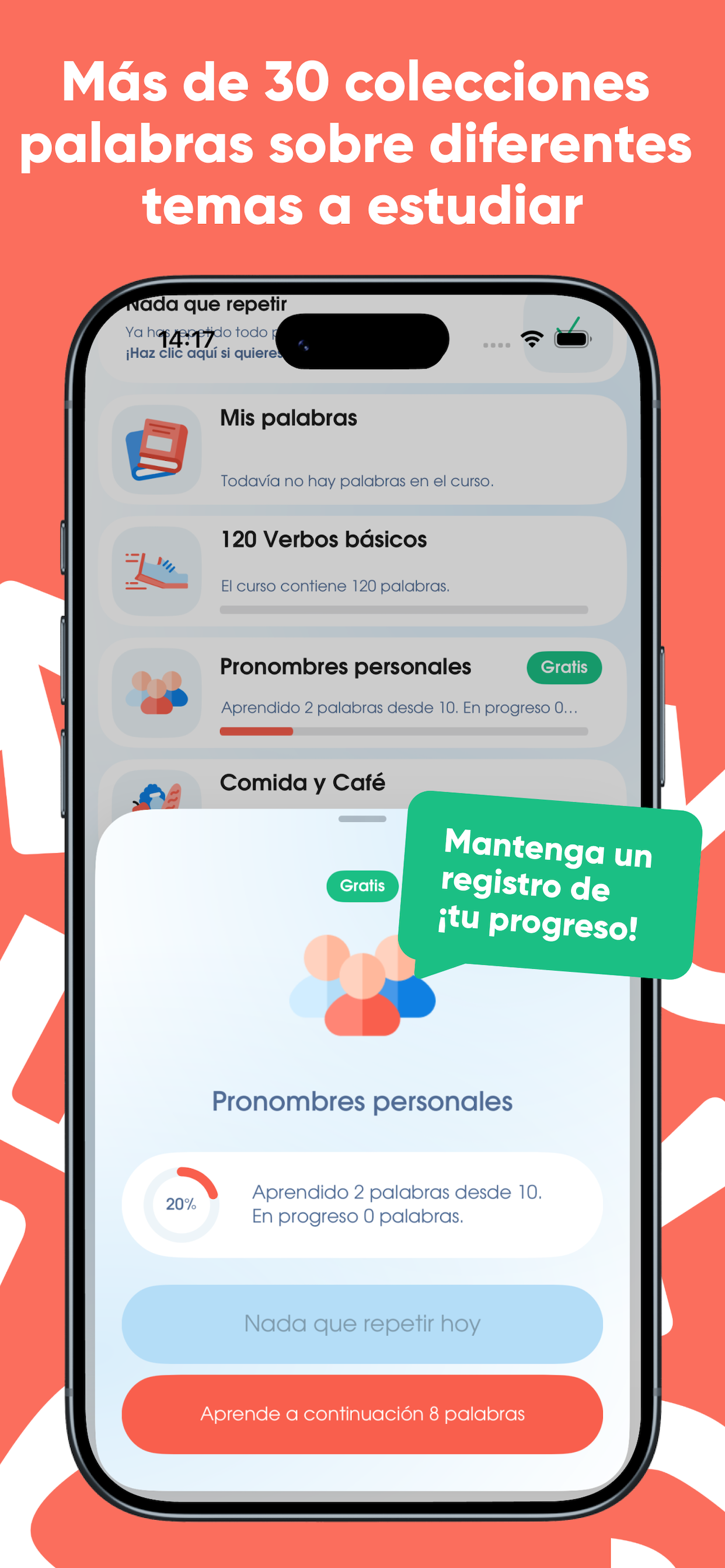 Colecciones de palabras por temas