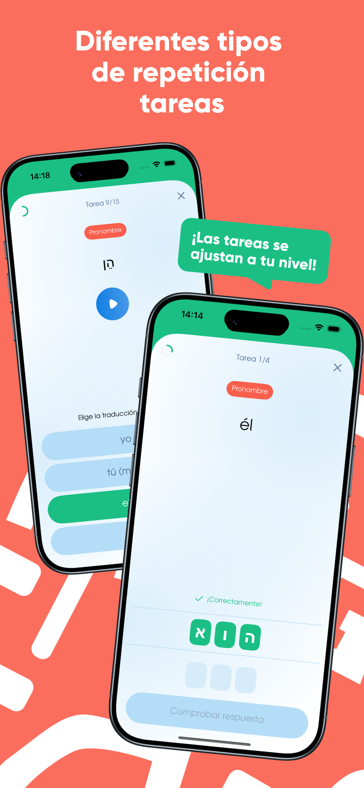 Repaso de palabras de hoy